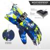 image:imageBOSONER Ski Snowboard Gloves Waterproof Winter Warm Gloves Cold Weather Touchscreen Snow Gloves for Mens Womens Kids SkiingSnowboardingGraffiti Blue