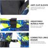 image:imageBOSONER Ski Snowboard Gloves Waterproof Winter Warm Gloves Cold Weather Touchscreen Snow Gloves for Mens Womens Kids SkiingSnowboardingGraffiti Blue