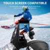 image:imageBOSONER Ski Snowboard Gloves Waterproof Winter Warm Gloves Cold Weather Touchscreen Snow Gloves for Mens Womens Kids SkiingSnowboardingGray