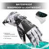 image:imageBOSONER Ski Snowboard Gloves Waterproof Winter Warm Gloves Cold Weather Touchscreen Snow Gloves for Mens Womens Kids SkiingSnowboardingGray