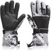 image:imageBOSONER Ski Snowboard Gloves Waterproof Winter Warm Gloves Cold Weather Touchscreen Snow Gloves for Mens Womens Kids SkiingSnowboardingGray