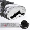 image:imageBOSONER Ski Snowboard Gloves Waterproof Winter Warm Gloves Cold Weather Touchscreen Snow Gloves for Mens Womens Kids SkiingSnowboardingGray