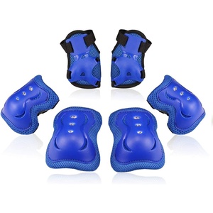 image:imageBOSONER KidsYouth Knee Pad Elbow Pads Guards Protective Gear Set for Roller Skates Cycling BMX Bike Skateboard Inline Skatings Scooter Riding SportsBLUE