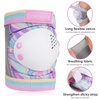 image:imageBOSONER KidsYouth Knee Pad Elbow Pads Guards Protective Gear Set for Rollerblade Roller Skates Cycling BMX Bike Riding Skateboard Inline Skatings Scooter Riding Sports PinkblueRainbow
