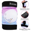 image:imageBOSONER KidsYouth Knee Pad Elbow Pads Guards Protective Gear Set for Rollerblade Roller Skates Cycling BMX Bike Riding Skateboard Inline Skatings Scooter Riding Sports PinkbluePink Blue