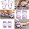 image:imageBOSONER KidsYouth Knee Pad Elbow Pads Guards Protective Gear Set for Rollerblade Roller Skates Cycling BMX Bike Riding Skateboard Inline Skatings Scooter Riding Sports PinkblueRainbow